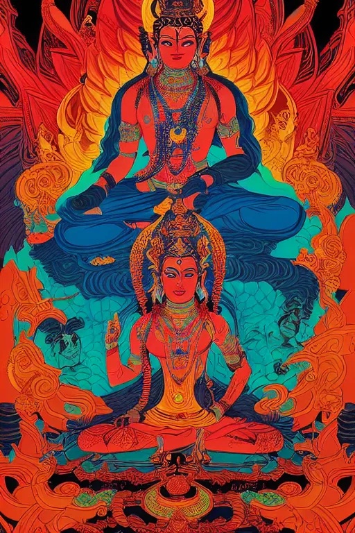 Prompt: Vajrakilaya by Kilian Eng