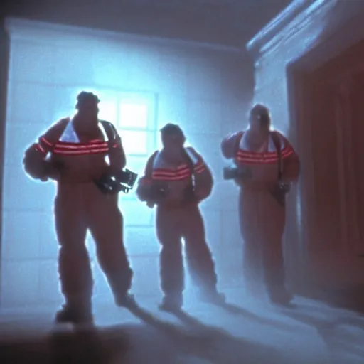 Image similar to Render of SCP-173, a still from the movie Ghostbusters (1984)