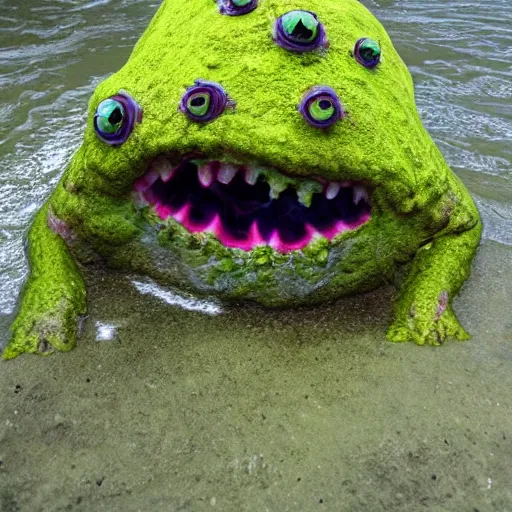 Image similar to scary algae monster