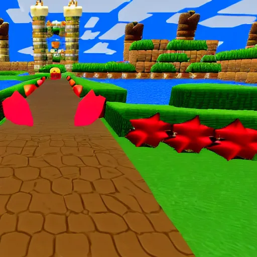 Image similar to swan in super mario 64 mod