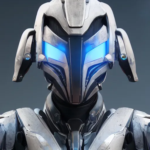 Image similar to sci-fi helmet, concept design, edon guraziu, vitaly bulgarov, brian sum, fuad quaderi, robot, mecha, lenses as symmetrical eyes, plastic, metal, rendered in maya and houdini, octane rendered, highly detailed, light, shadows, reflections, 4k, trending on artstation, halo, warframe, prey