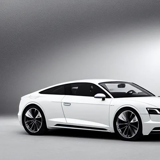 Image similar to a concept audi shooting break in a design studio