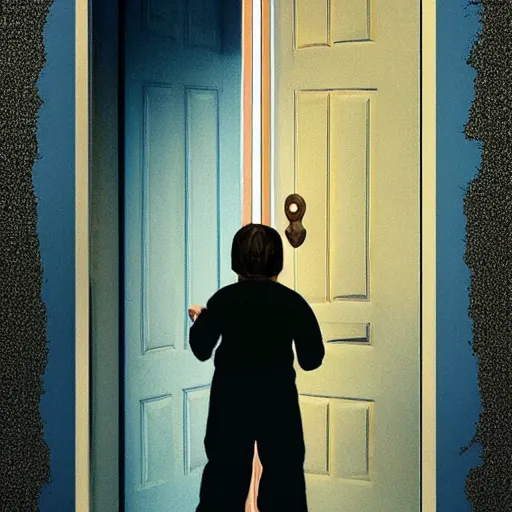 Image similar to poster for “ the shining ” movie