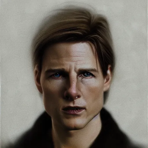 Prompt: realistic expired fuji film portrait of white albino tom cruise, hyperrealism, photorealistic, detailed, atmospheric, 8 k, award winning photography, cinematic