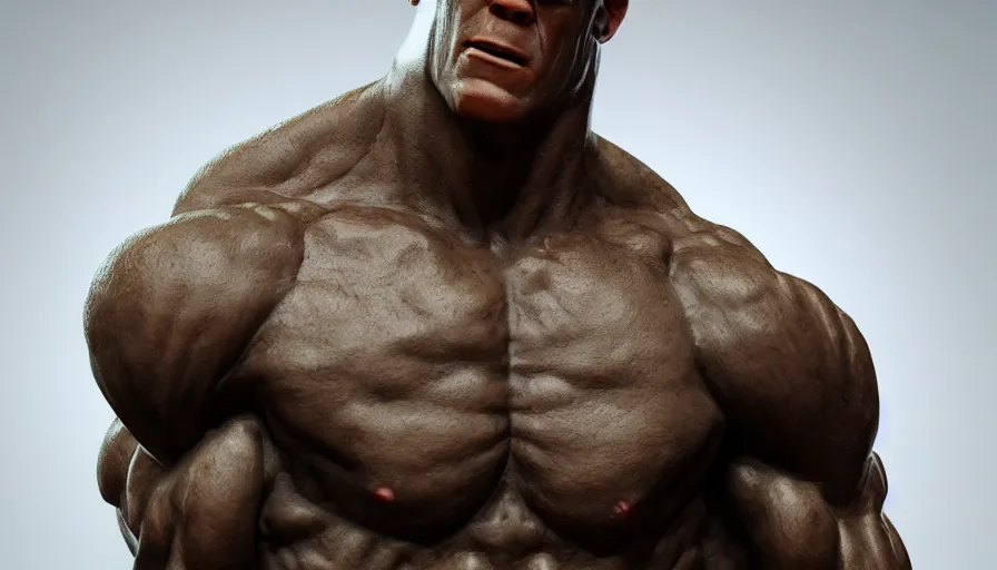 Prompt: Statue of John Cena, hyperdetailed, artstation, cgsociety, 8k