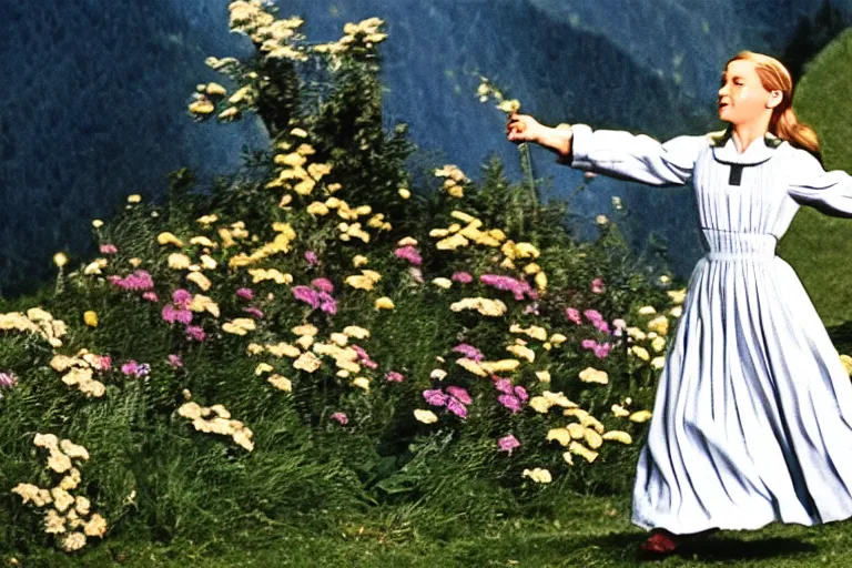 Prompt: still image from the sound of music by the wakowski brothers, ultra detailed, finely detailed