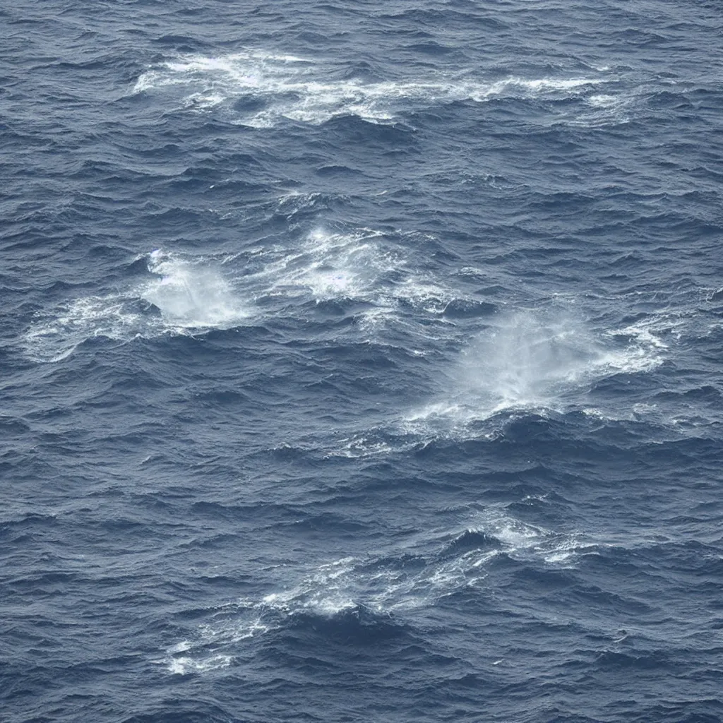 Image similar to a cube in the middle of the sea with images of a tumultuous sea on its sides. in the style of Richard Serra