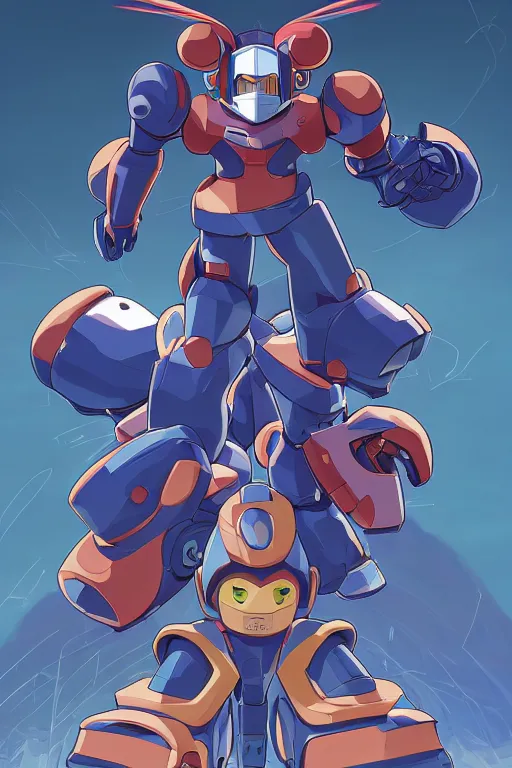 Image similar to robot ninja mask helmet megaman x zero rockman 2 0 2 2 switch game boss legacy collection fanart artsation, art gta 5 comics, behance hd by jesper ejsing, by rhads, makoto shinkai and lois van baarle, ilya kuvshinov, rossdraws global illumination ray tracing