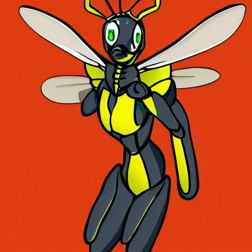 Prompt: humanization wasp