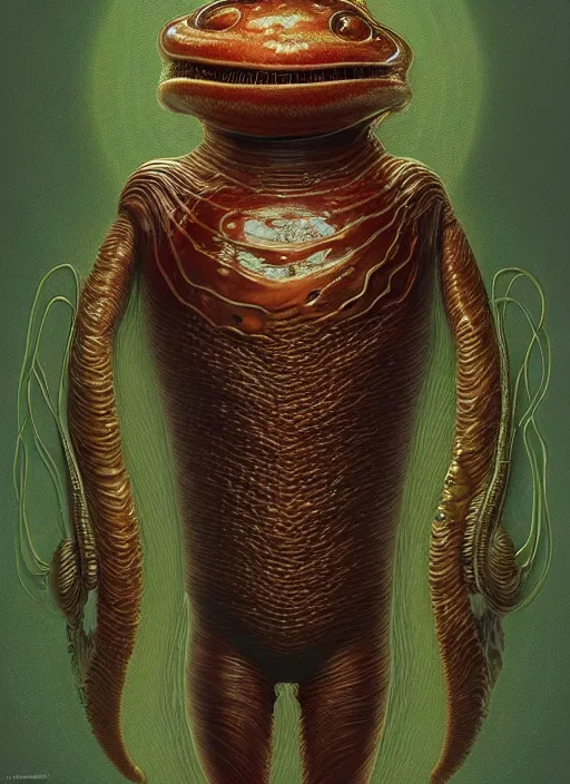 Prompt: far away, full body shot of elon musk as slimy anthropomorphic mollusk character, drool, intricate, elegant, highly detailed, digital painting, artstation, concept art, wallpaper, smooth, sharp focus, illustration, art by h. r. giger and artgerm and greg rutkowski and alphonse mucha