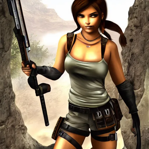 Image similar to ryona!!! lara croft deviantart