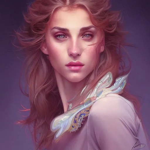 Prompt: beautiful portrait of Lou Vairo, the hockey coach, fantasy, intricate, elegant, highly detailed, digital painting, artstation, concept art, smooth, sharp focus, luxury fashion illustration, art by artgerm and greg rutkowski and alphonse mucha, brightly lit cinematic soft lighting, photorealistic