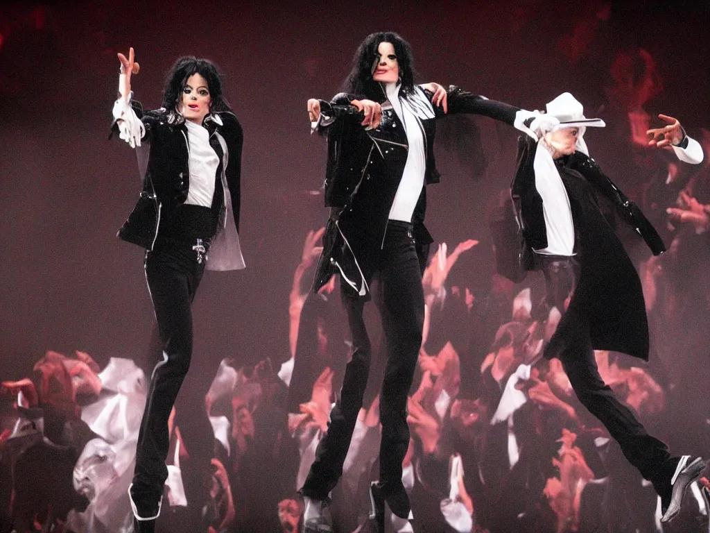 Prompt: Michael Jackson 2009, standing alone on stage, O2 arena London, THIS IS IT, 4K UHD, Ultra realistic, photograph