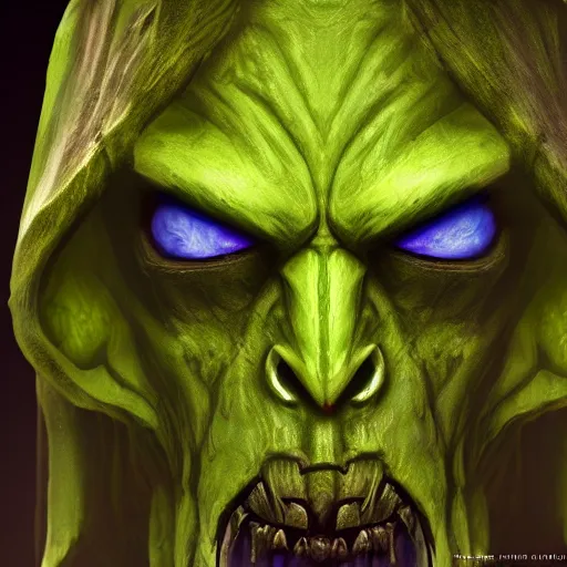 Image similar to a ghoul from warcraft 3, ultrarealistic, photograph, 5 0 mm, uhd, 4 k