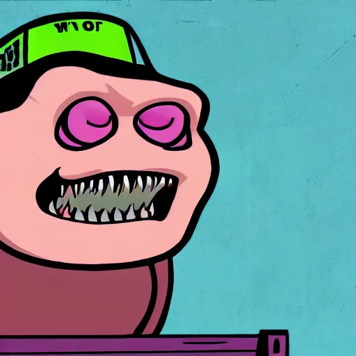 Prompt: squidbillies krang