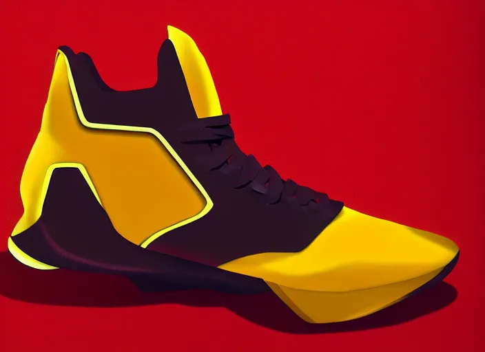 Image similar to basketball sneakers concept of jean grey, trending on artstation, smooth, sharp focus