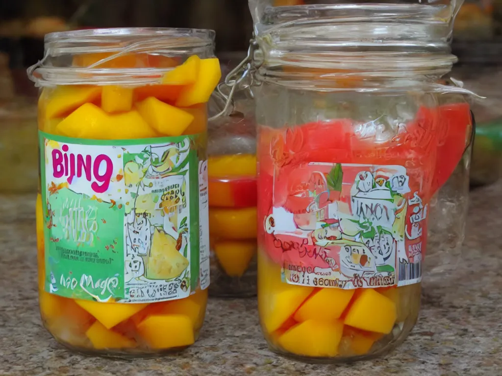 Prompt: bingo bango pickled mango