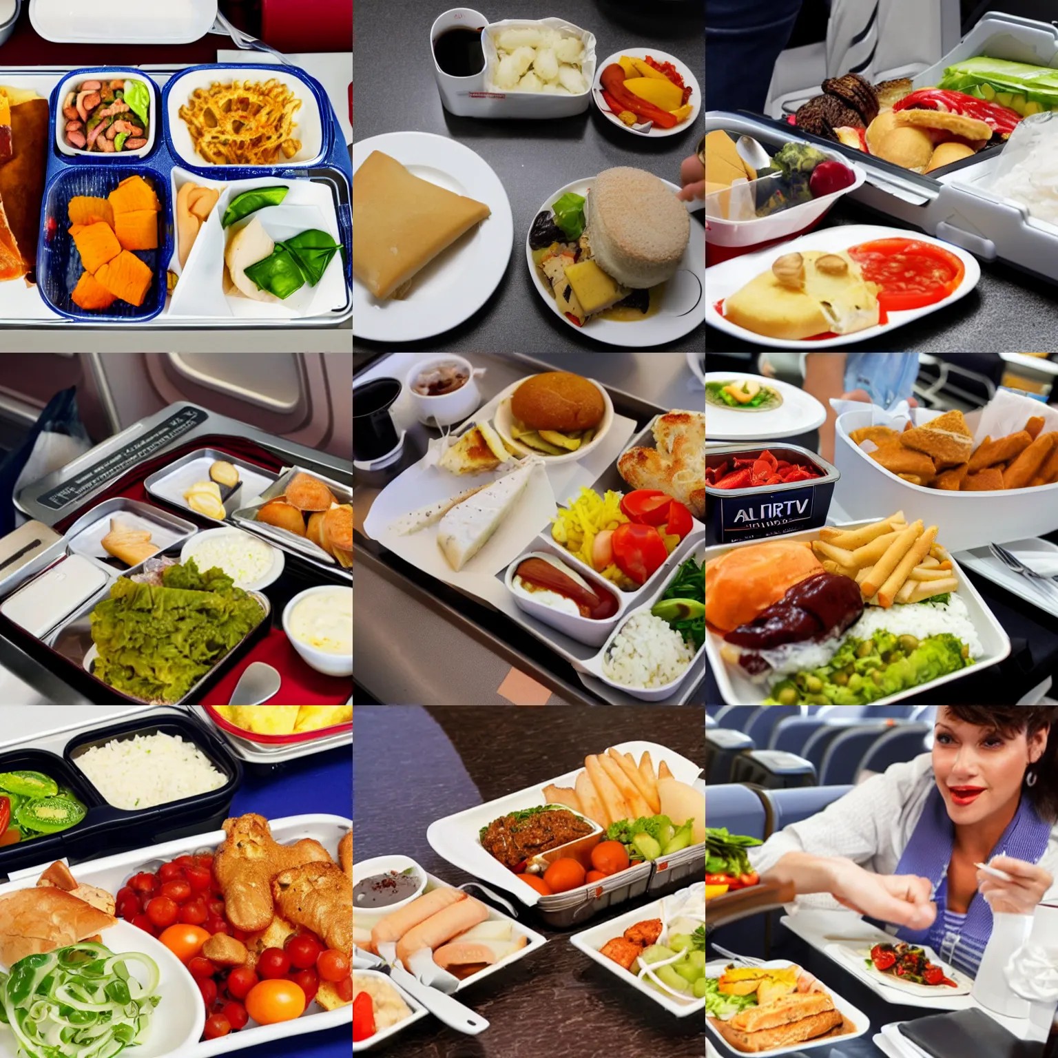 Prompt: what's the deal with airline food