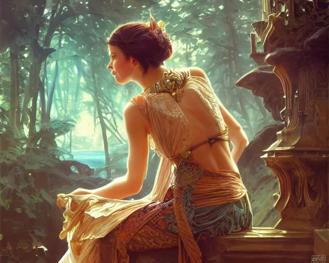 Image similar to photography of carolyn blish, deep focus, d & d, fantasy, intricate, elegant, highly detailed, digital painting, artstation, concept art, matte, sharp focus, illustration, hearthstone, art by artgerm and greg rutkowski and alphonse mucha