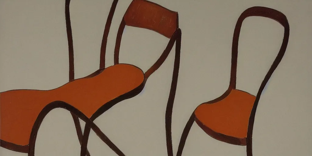 Image similar to furniture designs in the style of modigliani, design sheet