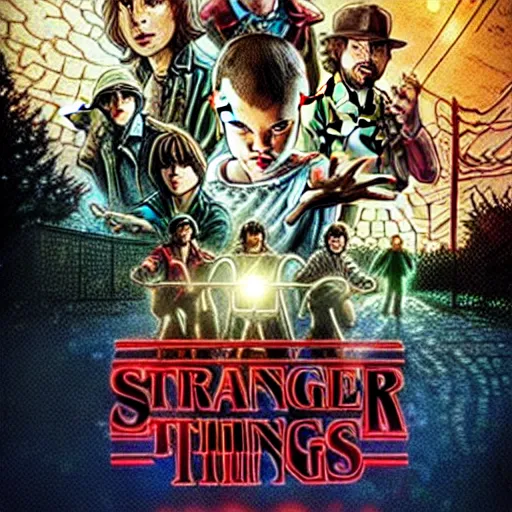 Prompt: stranger things set in 2002, HD, high quality, highly detailed