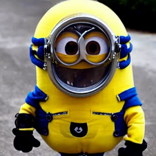 Image similar to Minion wearing Astronaut Spacesuit