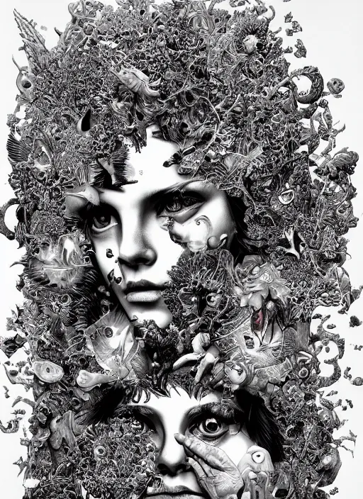 Image similar to Addiction goddess painting by Dan Hillier, trending on artstation, artstationHD, artstationHQ, 4k, 8k