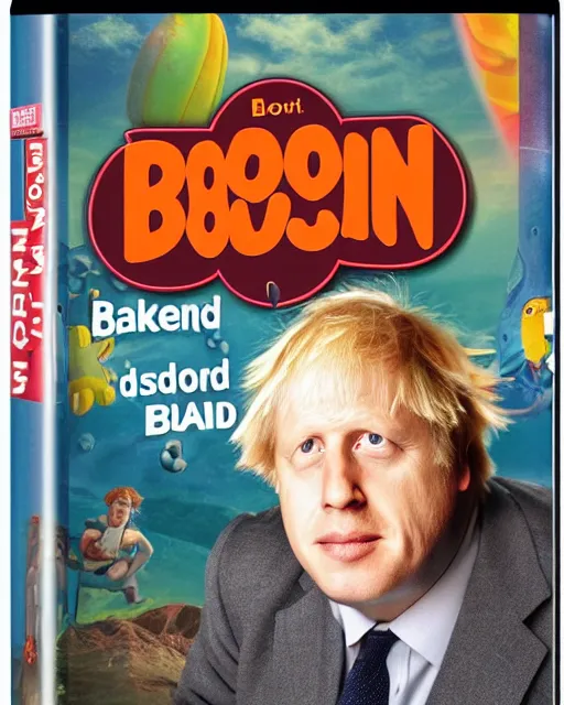 Prompt: boris johnson's baked bean adventure 2 blu-ray DVD case still sealed in box, ebay listing