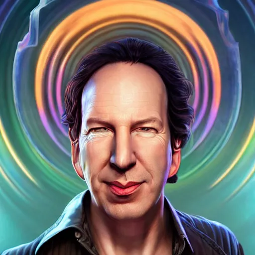 Image similar to Biopunk portrait of Hans Zimmer, Pixar style, by Tristan Eaton Stanley Artgerm and Tom Bagshaw.