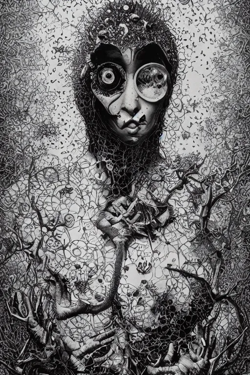 Image similar to Plague goddess painting by Dan Hillier, trending on artstation, artstationHD, artstationHQ, 4k, 8k