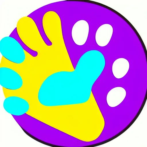 Image similar to Professional logo. Cat paw holding with a coin. Abstract, Pictorial.