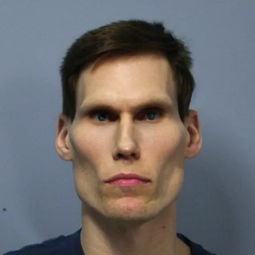 Image similar to jerma mugshot