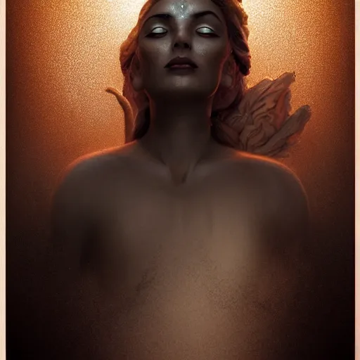 Prompt: digital art of a goddess made of sand particles and black smoke, hyper realistic portrait full of details, hasselbrad 1 0 0, zbrush, artstation, by greg rutkowski and tom bagshaw and marc simonetti, dramatic light, 8 k