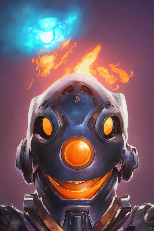 Image similar to epic mask helmet robot ninja portrait stylized as fornite style game design fanart by concept artist gervasio canda, behance hd by jesper ejsing, by rhads, makoto shinkai and lois van baarle, ilya kuvshinov, rossdraws global illumination radiating a glowing aura global illumination ray tracing hdr render in unreal engine 5