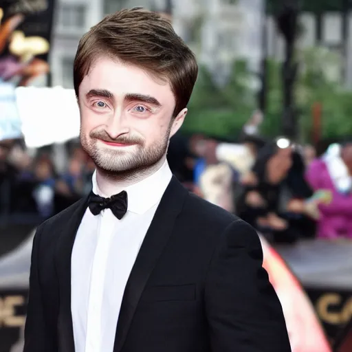 Prompt: Daniel Radcliffe invents magic cheese,