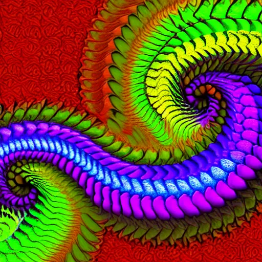 Image similar to dragons curve fractal