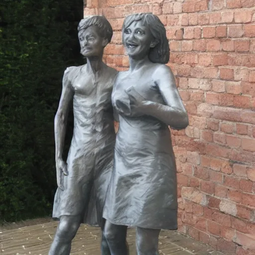 Prompt: your mom as a statue