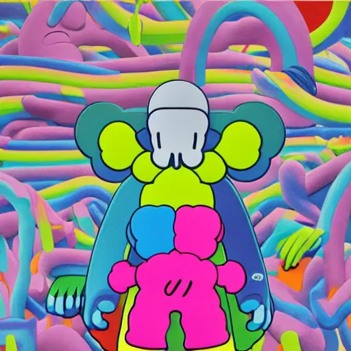 Prompt: new kaws collection