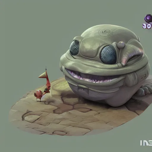 Image similar to Isometric 3D Fantasy Cute and adorable alien piggy spacecraft, Smooth 3D Illustration, soft render, Servando Lupini, Daniil Kudriavtsev, handpaint texture, Blender, 3DCoat