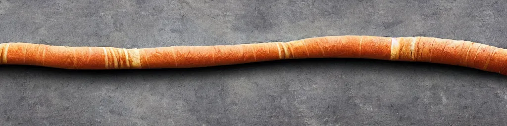 Image similar to very long realistic baguette