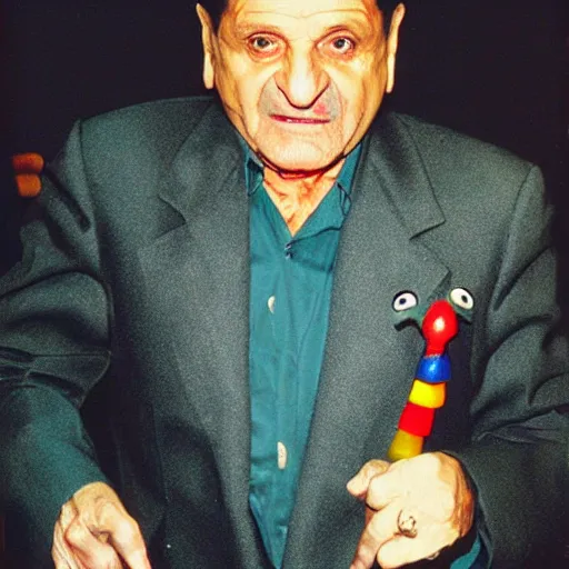 Prompt: Joe Pesci as n64 Mario