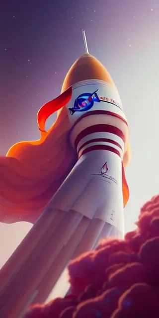 Prompt: nasa rocket launch by charlie bowater and anna dittmann and artgerm and clemens ascher, intricate, elegant, white and orange and red and maroon mist, highly detailed, dramatic lighting, sharp focus, octane render, trending on artstation, artstationhd, artstationhq, unreal engine, 4 k, 8 k