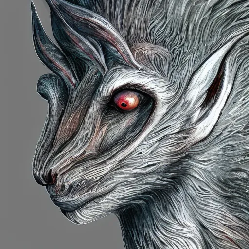 Image similar to a small mythical creature, close shot, stunning detail, highly detailed digital art