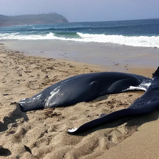 Image similar to whale washed up on a beach