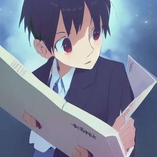 Image similar to a small mouse wearing teacher clothes, illustration concept art anime key visual trending pixiv fanbox by wlop and greg rutkowski and makoto shinkai and studio ghibli and kyoto animation symmetrical facial features