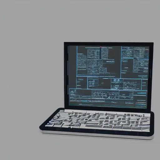 Image similar to computer invented computer, vray