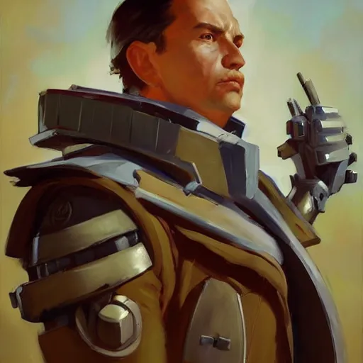Prompt: greg manchess portrait painting of fully armored doctor who as overwatch character, medium shot, asymmetrical, profile picture, organic painting, sunny day, matte painting, bold shapes, hard edges, street art, trending on artstation, by huang guangjian and gil elvgren and sachin teng