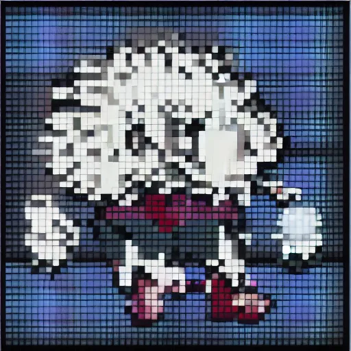 Prompt: game art hedgehog sprite clean 1 6 x 1 6