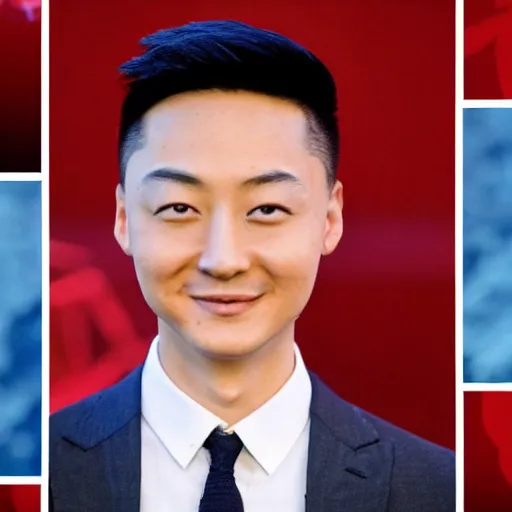 Image similar to justin sun tied to train tracks