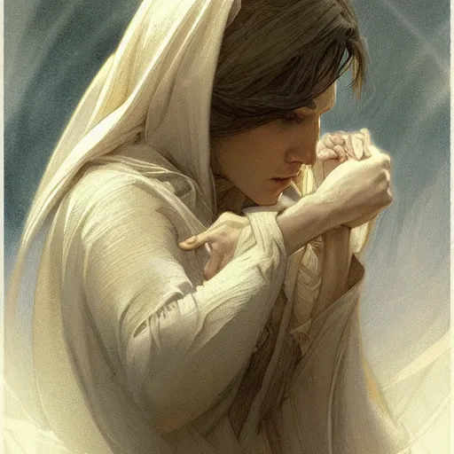 Image similar to beautiful lifelike award winning pencil illustration of the prophet joseph smith trending on art station artgerm greg rutkowski alphonse mucha cinematic atmospheric